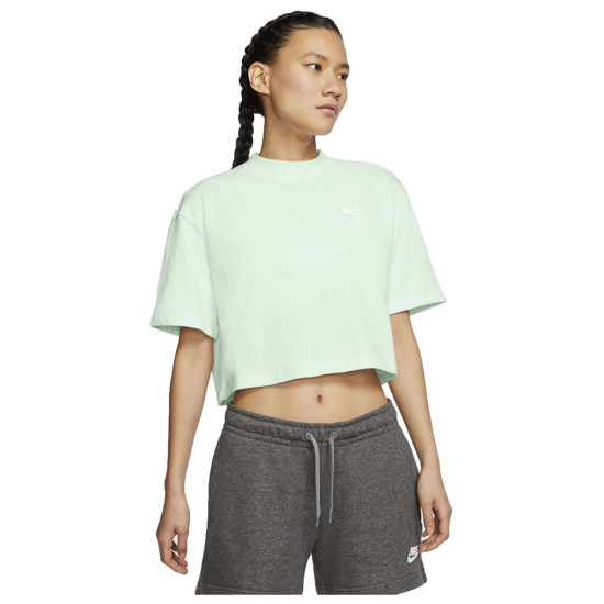 Nike Γυναικεία κοντομάνικη μπλούζα crop